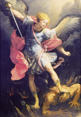 Archangel Michael Slaying the Dragon